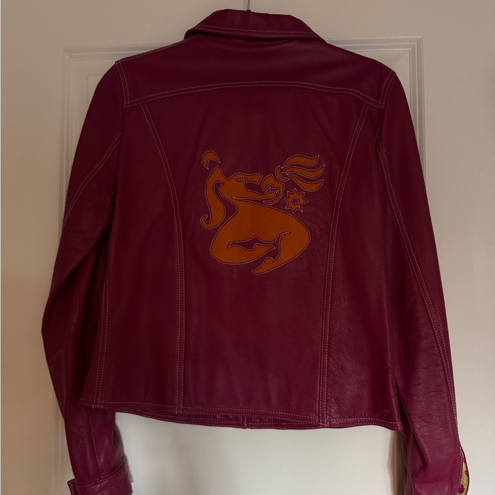 Vintage Aquarius Leather Jacket